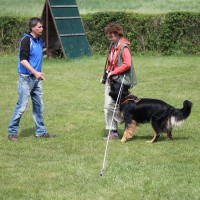 Gladys mit Andrea